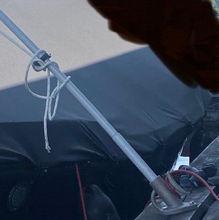 2 sloep/waterscooter afhoudhengels, Ophalen, Gebruikt, Overige typen