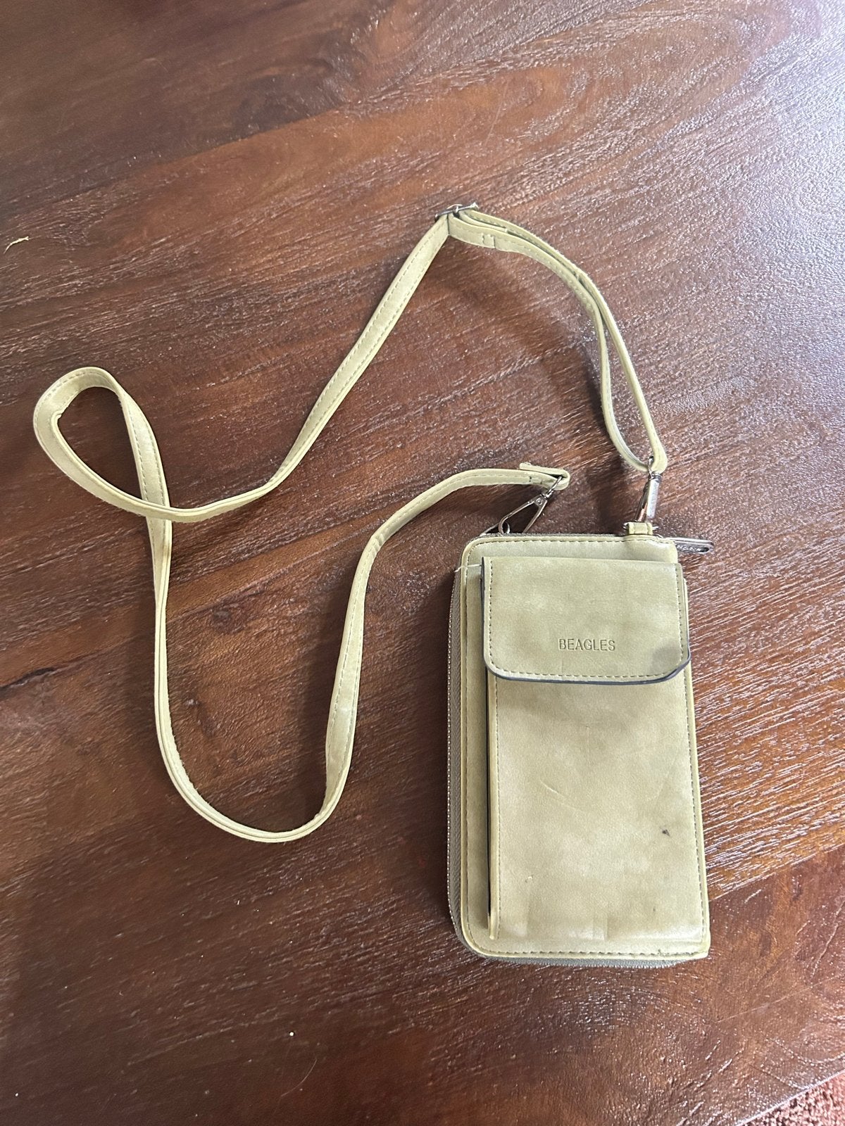 Beagles Telefoontasje/Portemonnee, Sieraden, Tassen en Uiterlijk, Ophalen of Verzenden, Zo goed als nieuw, Groen, Schoudertasje