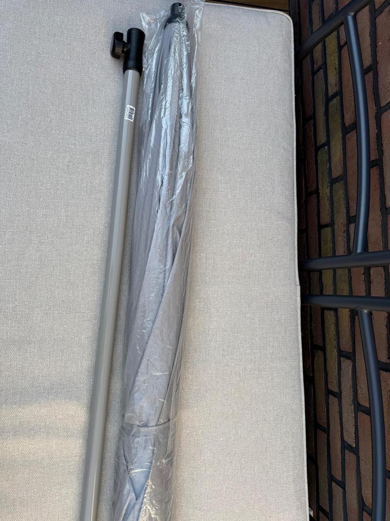 Parasol, Tuin en Terras, Nieuw, Ophalen of Verzenden, Verstelbaar, 1 tot 2 meter