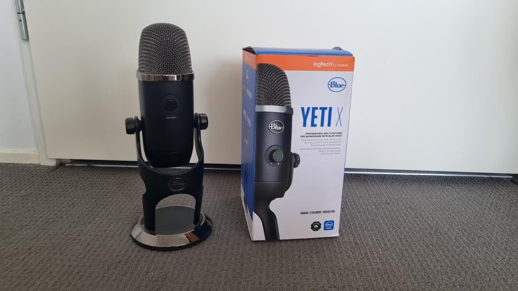 Blue Microphones Yeti X USB-microfoon - Nieuw in doos, Muziek en Instrumenten, Microfoons, Ophalen of Verzenden, Zo goed als nieuw
