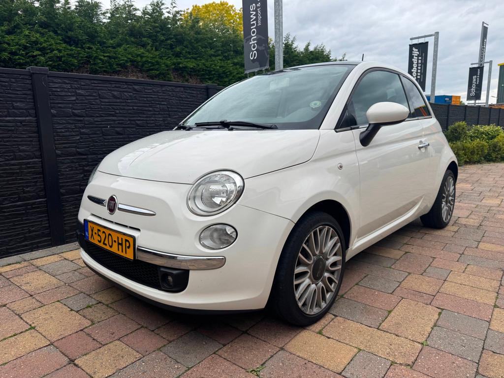 Fiat 500 1.2 Lounge APK AIRCO ELEK RAMEN, Stof, Gebruikt, 4 cilinders, 840 kg