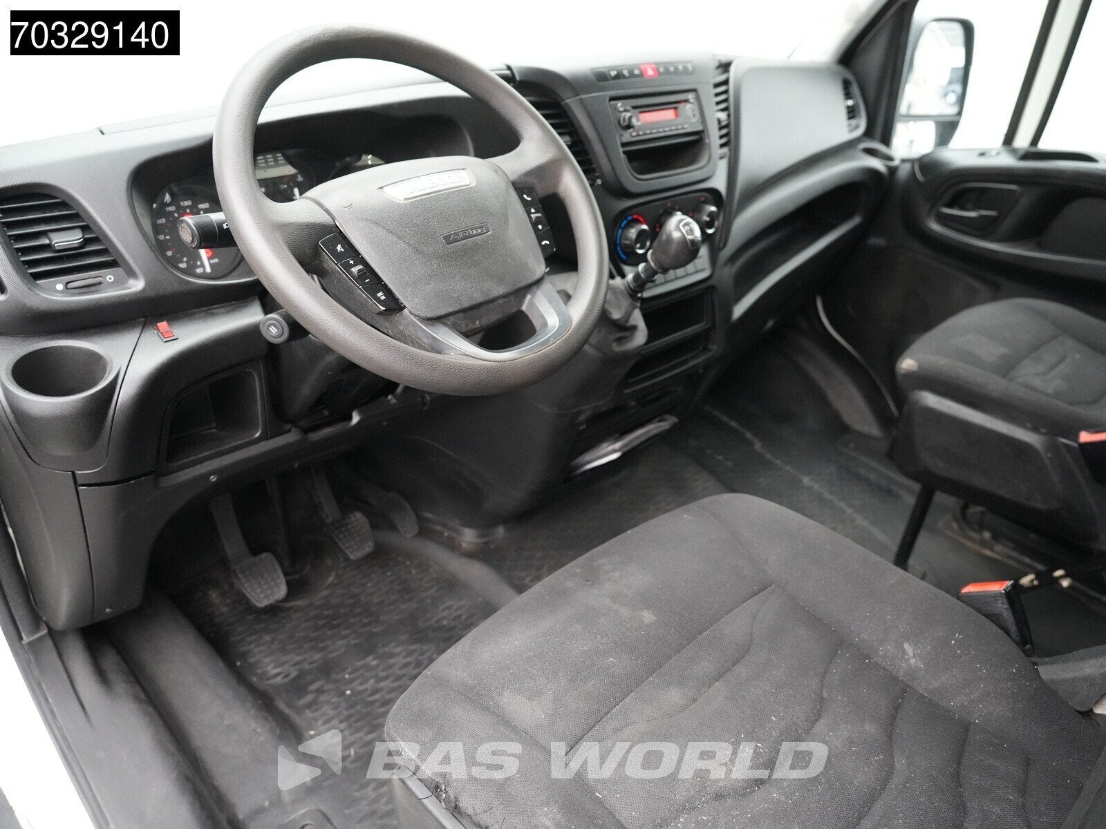 Iveco Daily 35C17 3.0L Kipper Dubbel Cabine Dubbellucht 3,5t, Auto's, Stof, Gebruikt, 4 cilinders, Iveco