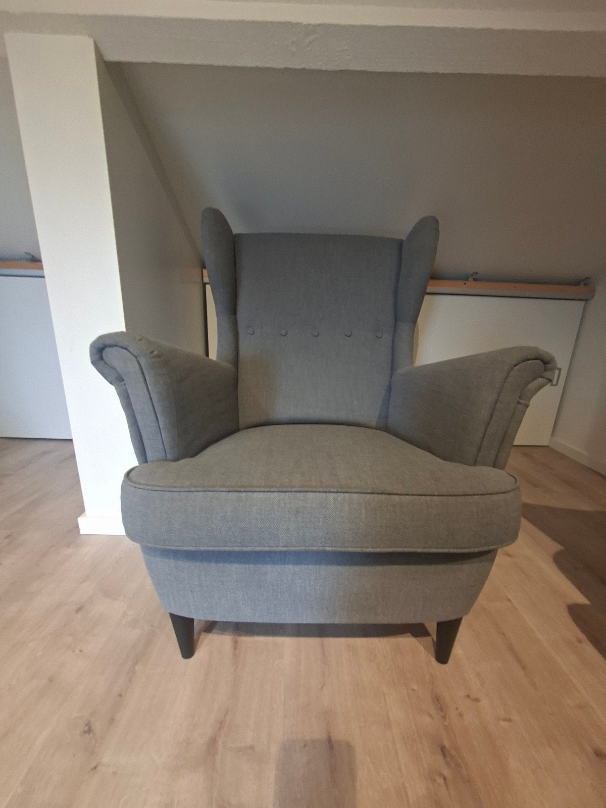 IKEA Strandmon Stoel Grijs - Comfortabele Fauteuil, Ophalen