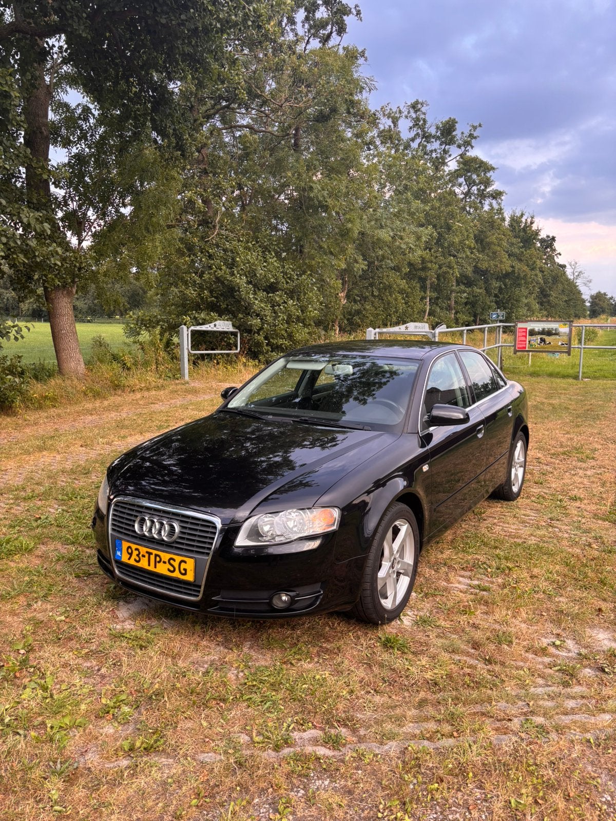 Audi A4 2.0 Limousine 2007 Zwart, Voorwielaandrijving, 4 cilinders, A4, Zwart