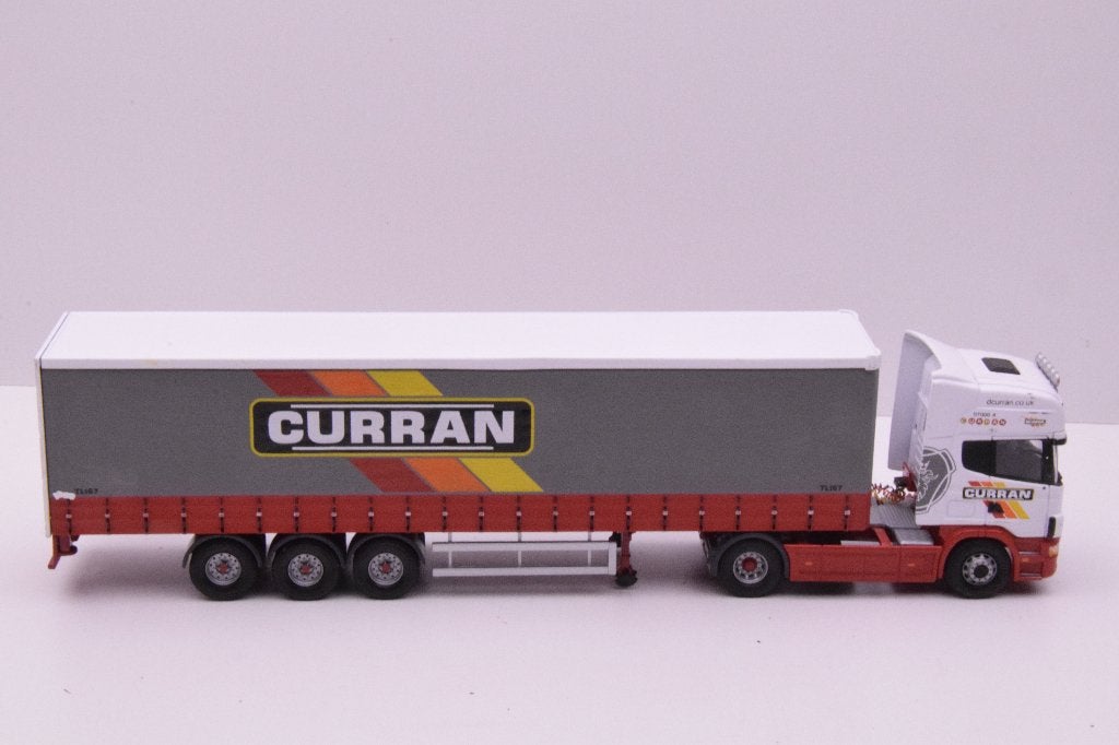 Scania 144  '' Curran Transport U.K ''  Corgi, Ophalen of Verzenden, Zo goed als nieuw, Bus of Vrachtwagen, Corgi