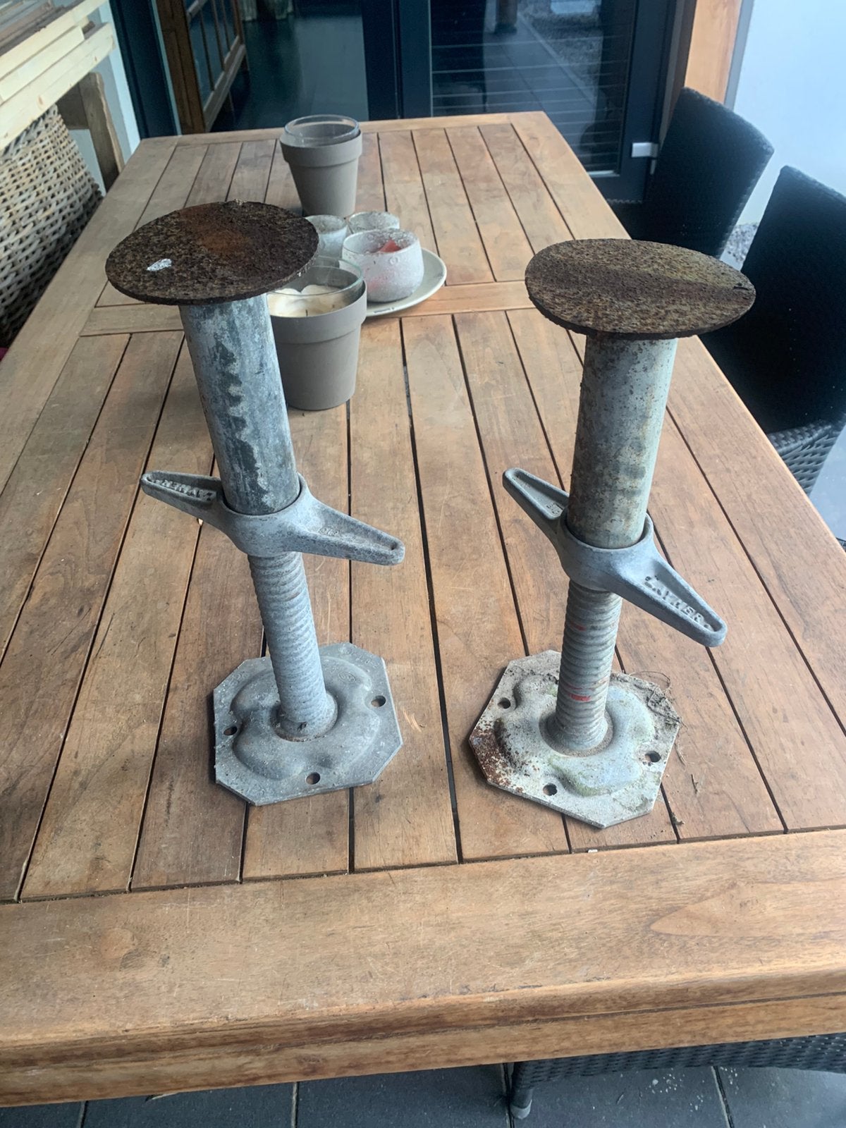 Zware assteunen, Auto diversen, Krikken, Ophalen of Verzenden, Gebruikt, Hydraulisch, Garagekrik