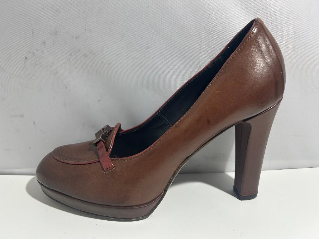 Alberto Fermani, maat 40 mooie bruine plateau hakken., Kleding | Dames, Schoenen, Alberto Fermani, Bruin, Verzenden, Nieuw