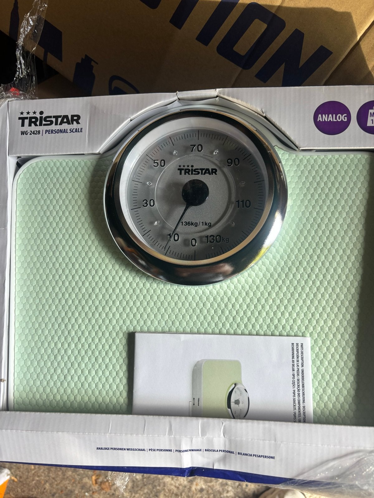 Tristar Doktersweegschaal Analoge Personenweegschaal - Nieuw, Witgoed en Apparatuur, Nieuw, 100 kg of meer, Ophalen of Verzenden