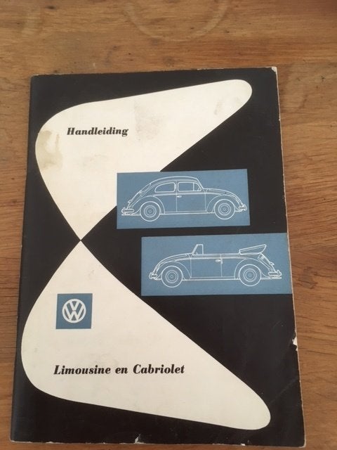 Handleiding Volkswagen Kever Limousine en Cabriolet 1957  NL, Ophalen of Verzenden