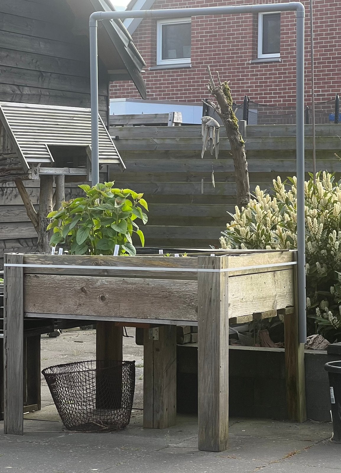 Moestuin bak, Ophalen, Zo goed als nieuw, Kippenhok of Kippenren