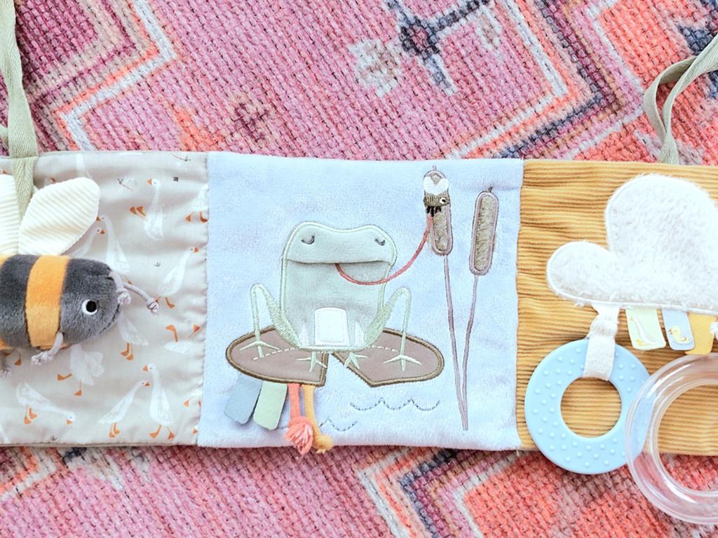Little Dutch Boxhanger Goose - zacht activity speelgoed, Ophalen of Verzenden, Zo goed als nieuw, Overige typen, Met geluid