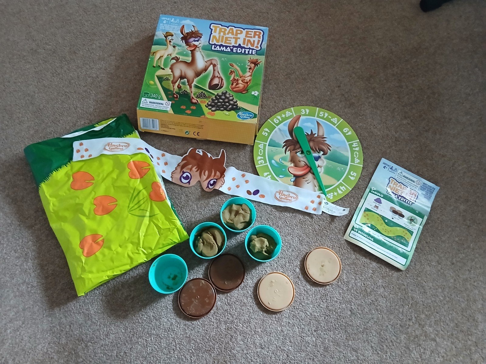 Trap er niet in! Lama editie - Hasbro Gaming, Hobby en Vrije tijd, Gezelschapsspellen | Bordspellen, Drie of vier spelers, Ophalen of Verzenden