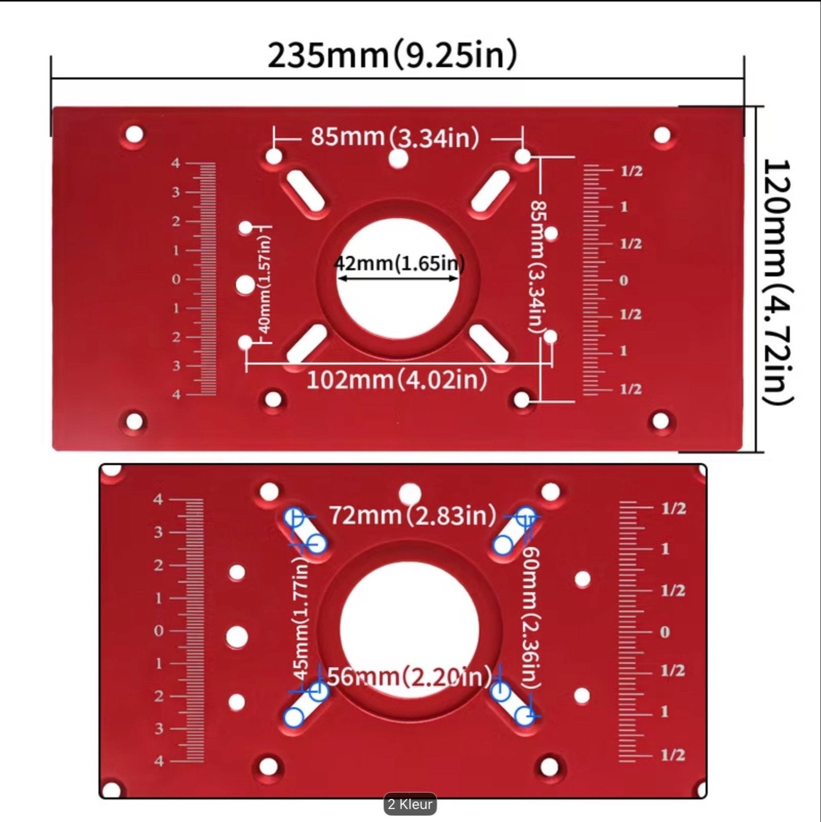 Freeslift en freesplaat voor 65 mm freesmachine, Ophalen of Verzenden, Nieuw, Bovenfrees