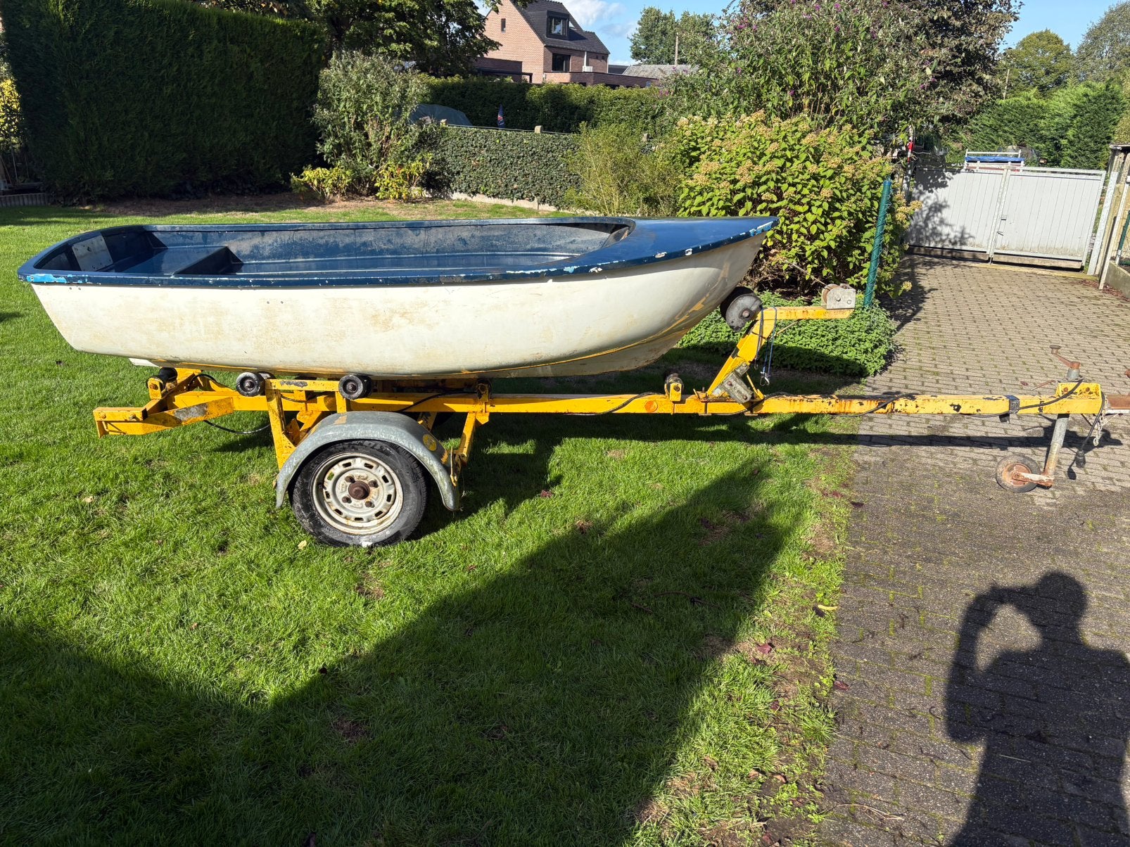Polyester bootje 3 meter, Watersport en Boten, Ophalen, Zo goed als nieuw, Overige typen, Motorboot