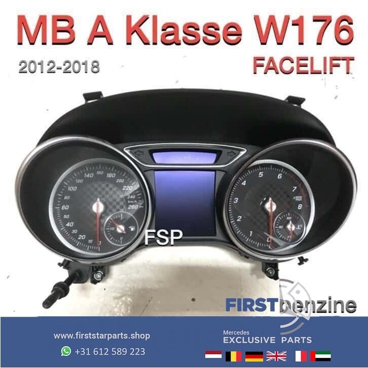 W176 A Klasse Facelift AMG teller klok MB 2018 km tellerklok, Auto-onderdelen, Gebruikt, -, Ophalen of Verzenden, -