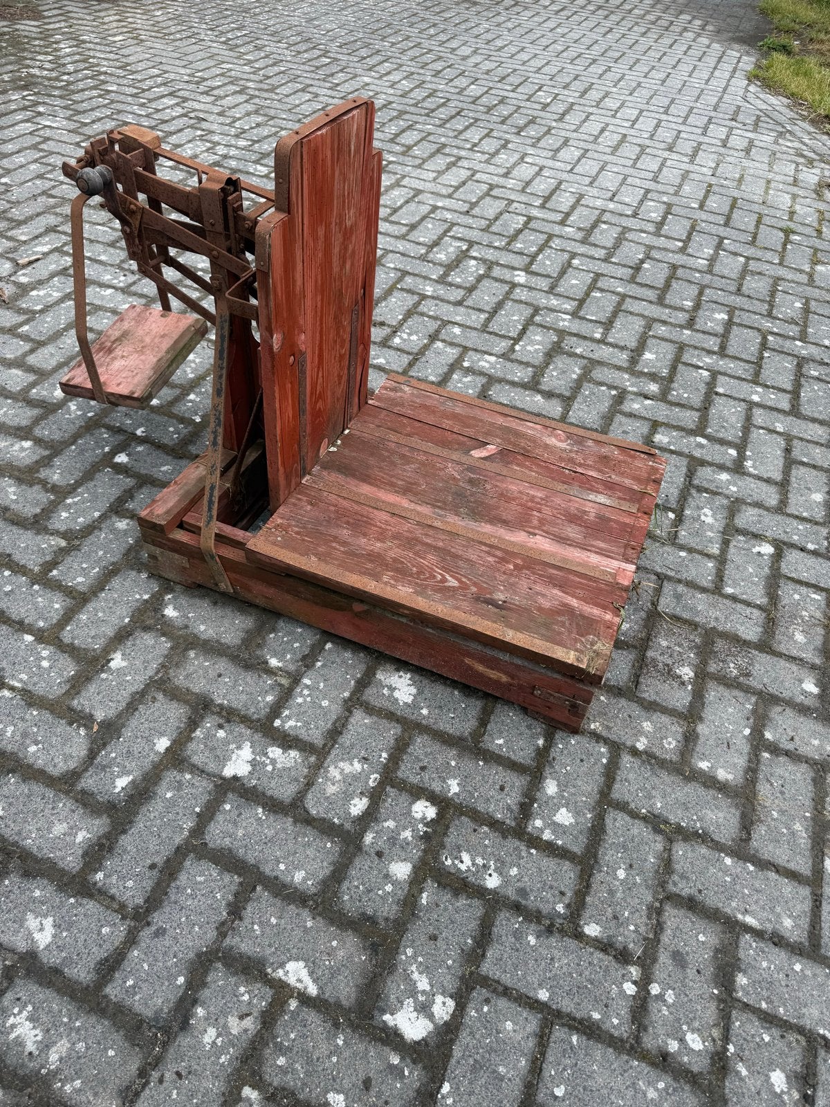 Antieke Bascule Weegschaal - 300kg - 1945, Antiek en Kunst, Antiek | Overige Antiek, Ophalen of Verzenden