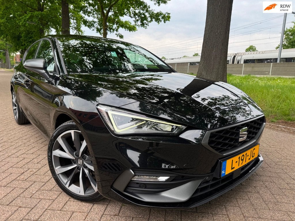 Seat Leon 1.0 eTSI FR-Edition 2021 DSG Led, Auto's, Seat, Gebruikt, Euro 6, Leon, Origineel Nederlands