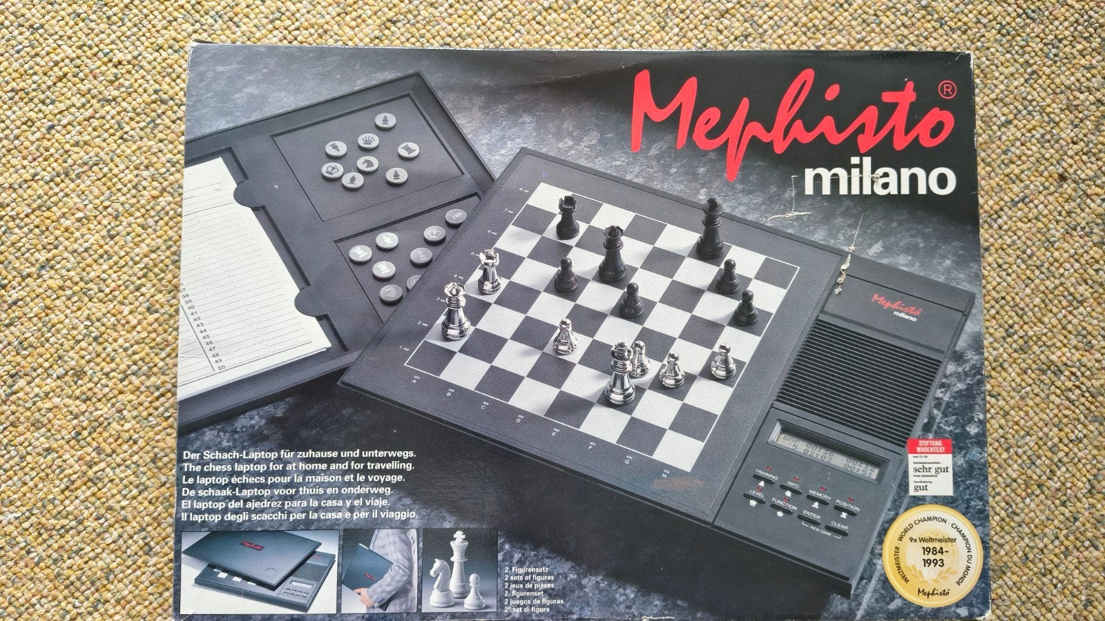Schaakcomputer Mephisto milano, Ophalen, Zo goed als nieuw