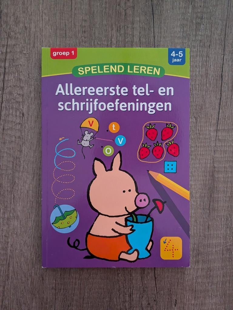 Spelend Leren: Allereerste tel- en schrijfoefeningen. Nieuw!, Ophalen of Verzenden