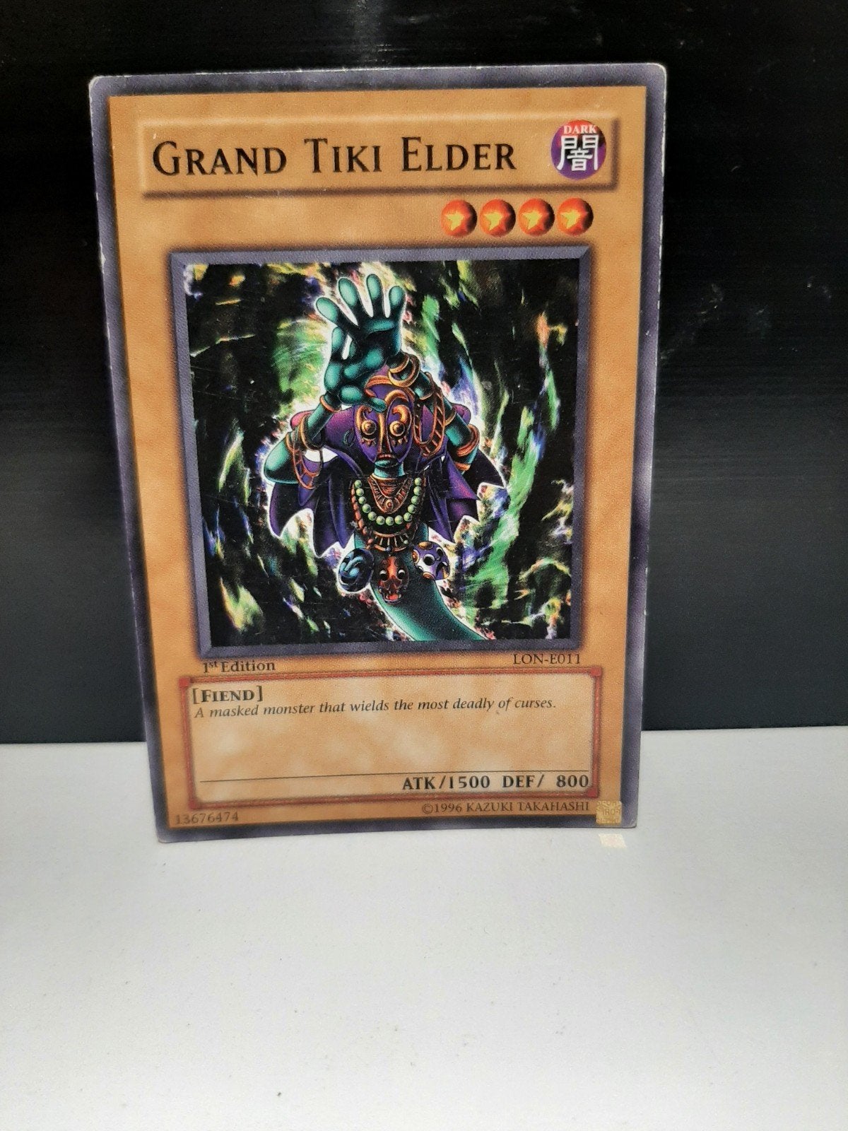 Yu-Gi-Oh! Grand Tiki Elder - 1st Edition LON-E011, Ophalen of Verzenden