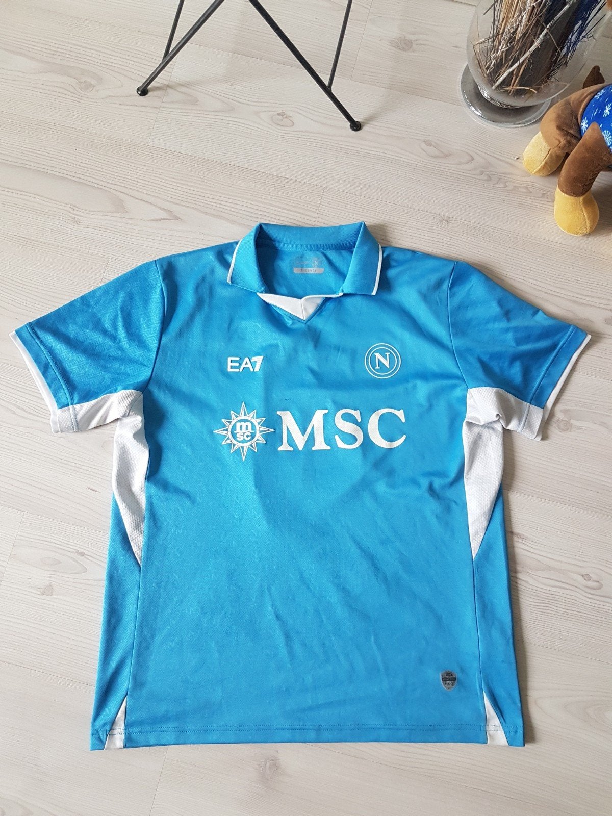Napoli FC heren voetbalshirt in maat xl, Maat XL, Ophalen of Verzenden, Zo goed als nieuw, Shirt