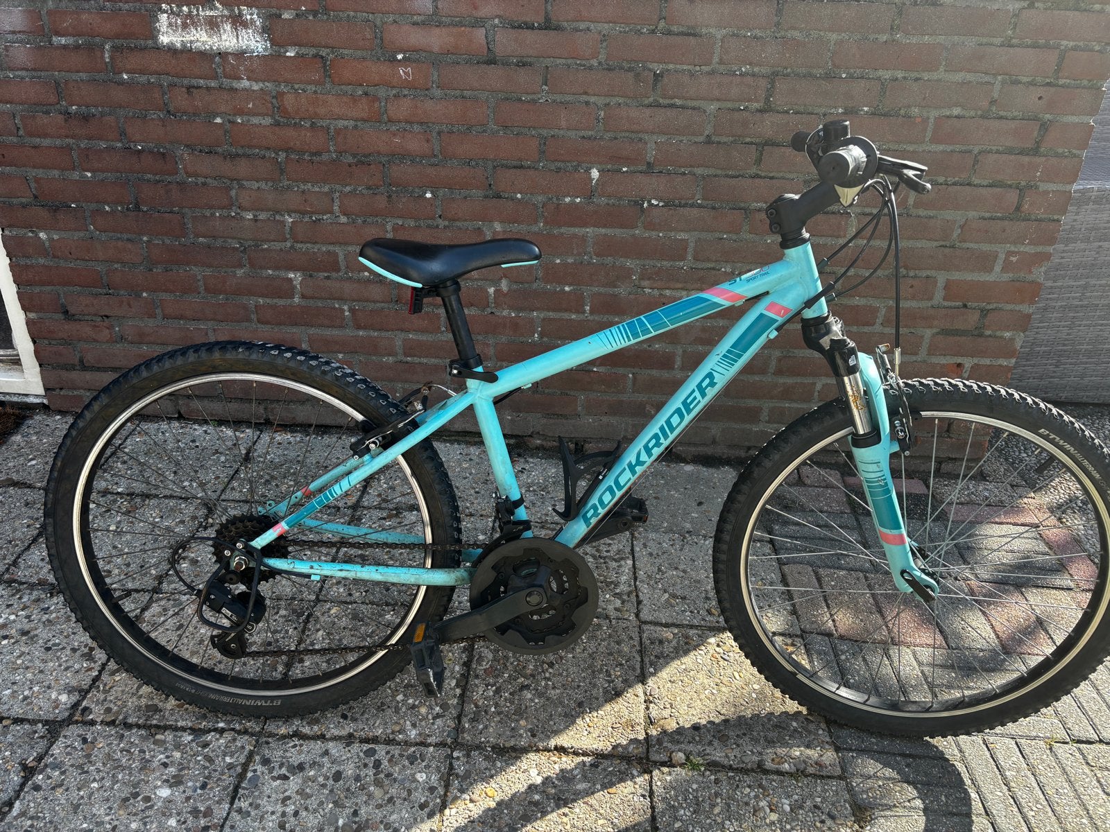 Rockrider ST500 24 inch kinderfiets - Goede staat, Gebruikt, Velgrem, Versnellingen, Ophalen