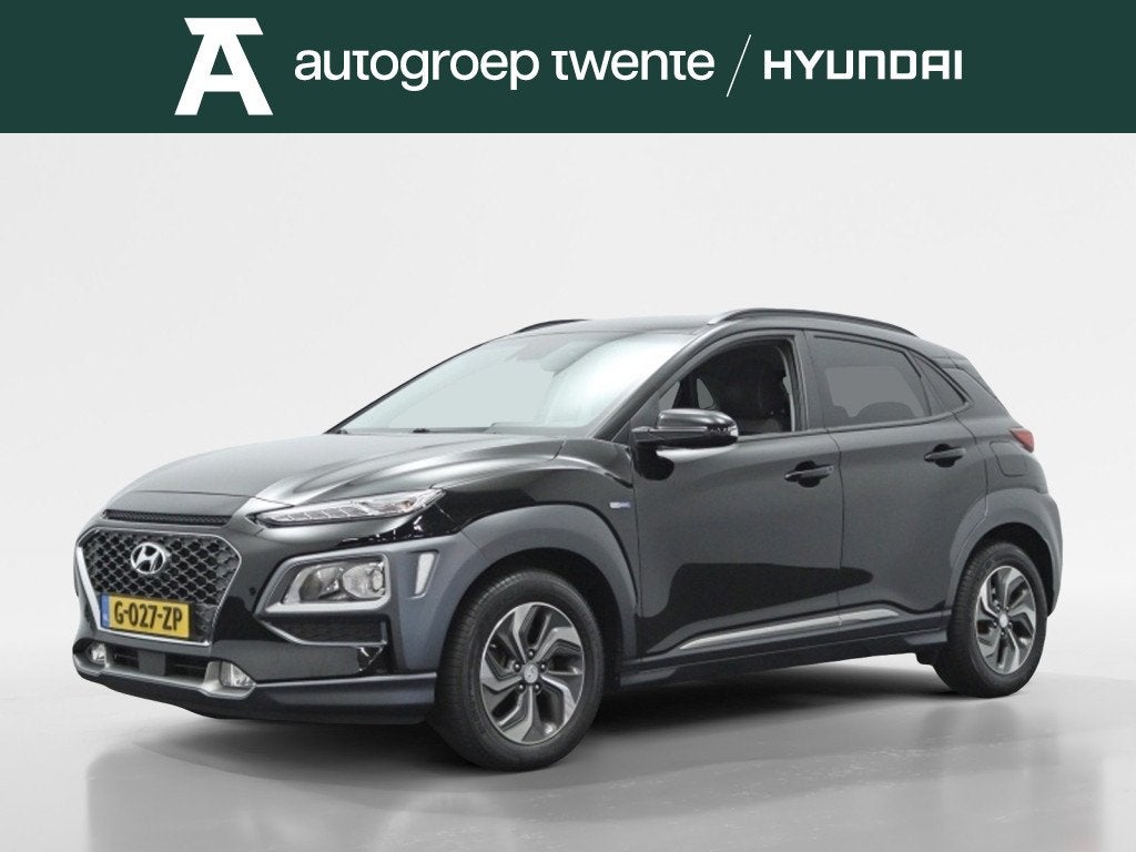 Hyundai KONA 1.6 GDI HEV Fashion | Trekhaak | 1e Eigenaar!, Auto's, Automaat, Stof, Zwart, Origineel Nederlands
