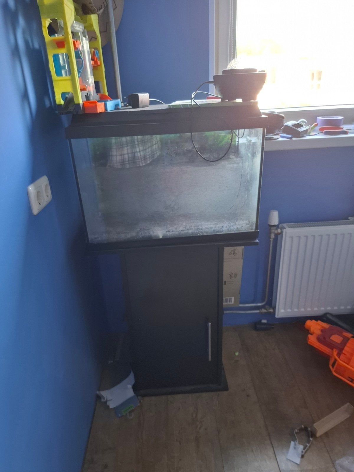 aquarium juwel 60 breed zwart, Ophalen, Leeg aquarium