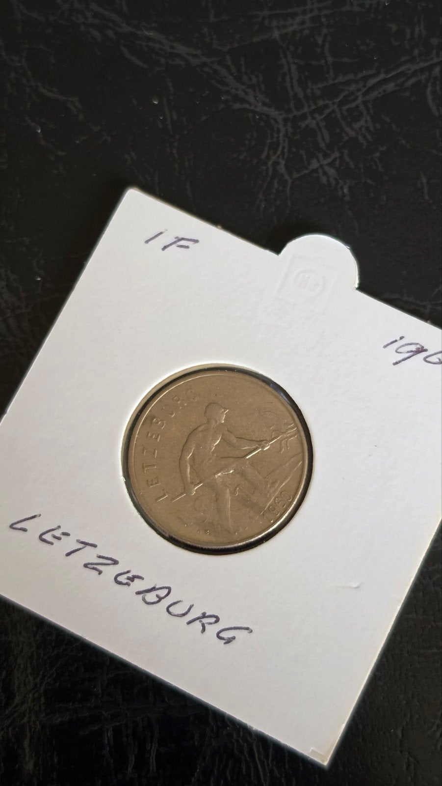 Zeldzame 1 Frank munt uit Luxemburg, 1960, Ophalen of Verzenden