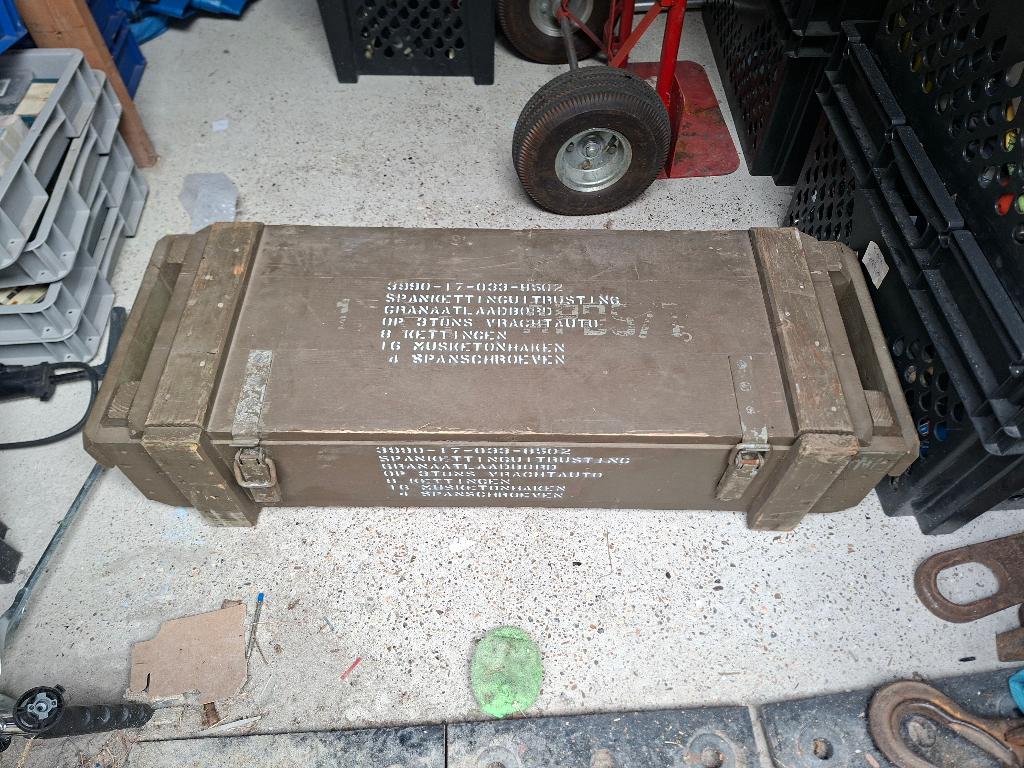 leger kist, Ophalen, Landmacht, Nederland, Kist of Geocache