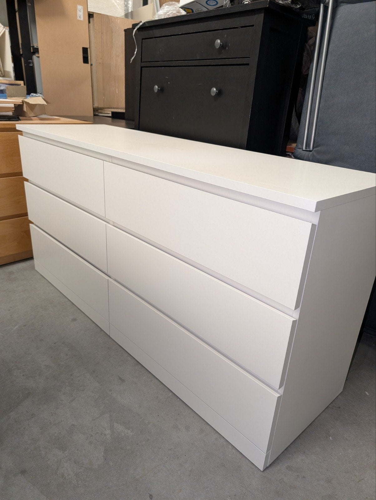 mooie ikea malm ladekast met 6 lades, Ophalen, 50 tot 100 cm, Zo goed als nieuw, 3 of 4 laden
