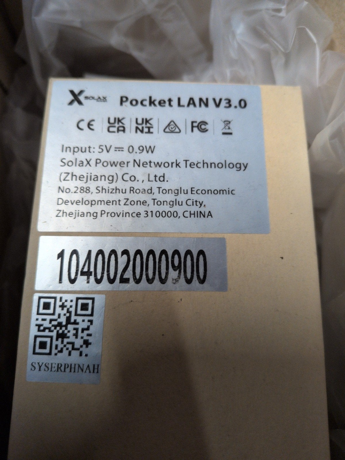 Solax Pocket LAN V3.0 Router - 2e hands, Ophalen of Verzenden, Gebruikt, Router, Solax