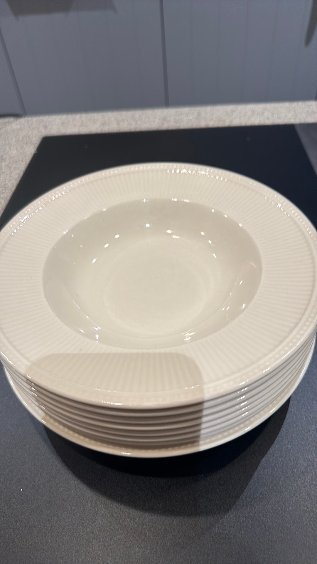 Wedgwood Windsor diepe borden 8 stuks, Huis en Inrichting, Keuken | Servies, Ophalen, Zo goed als nieuw, Bord(en), Wedgwood