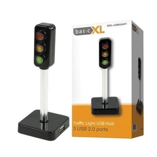 BasicXL BXL-USBGAD7 Verkeerslicht USB HUB, Ophalen of Verzenden, Nieuw, USB-hub