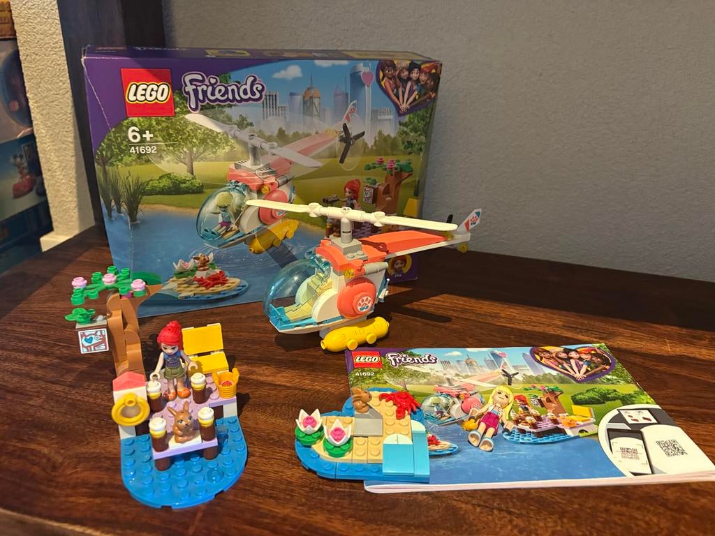 Lego Friends 41692 Helikopter, Ophalen of Verzenden, Zo goed als nieuw, Complete set, Lego