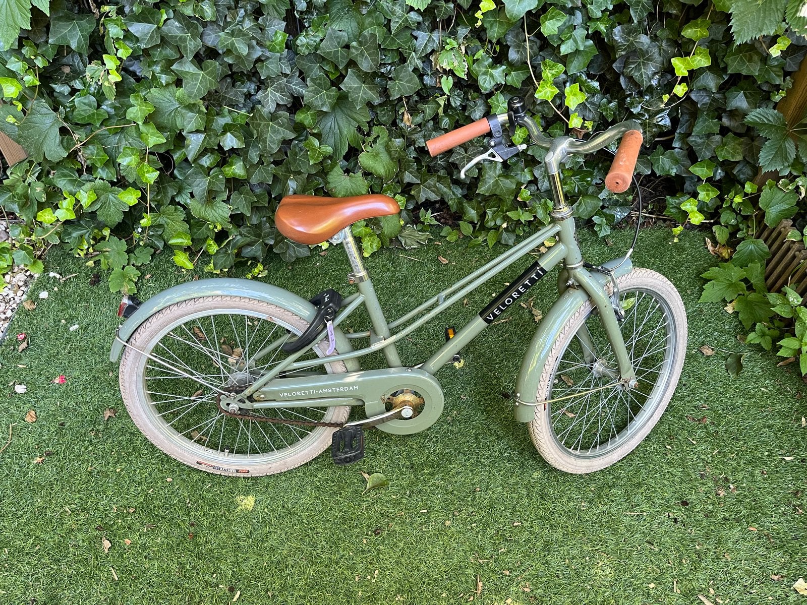 Veloretti Junior Kinderfiets - Desert Moss - 20 inch, Fietsen en Brommers, Ophalen, Gebruikt, Velgrem, 20 inch of meer