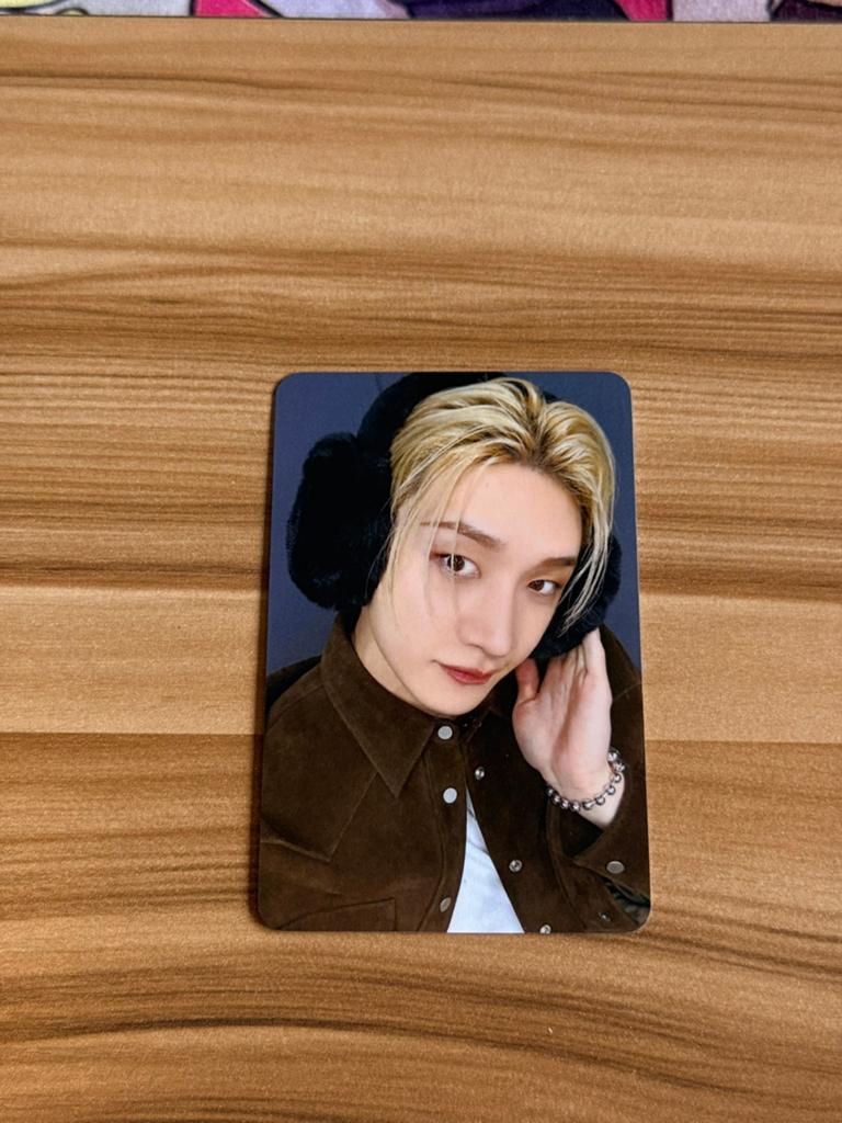 Stray Kids Bang Chan photo card Do It, Ophalen of Verzenden, Zo goed als nieuw, Foto of Kaart