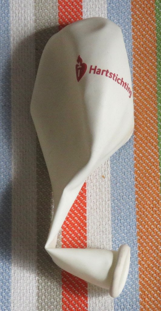 Ballon Hartstichting, Ophalen of Verzenden, Nieuw, Versiering, Verjaardag