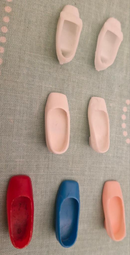Barbie Francie blokhak schoentjes vintage, Ophalen of Verzenden, Gebruikt, Kleertjes