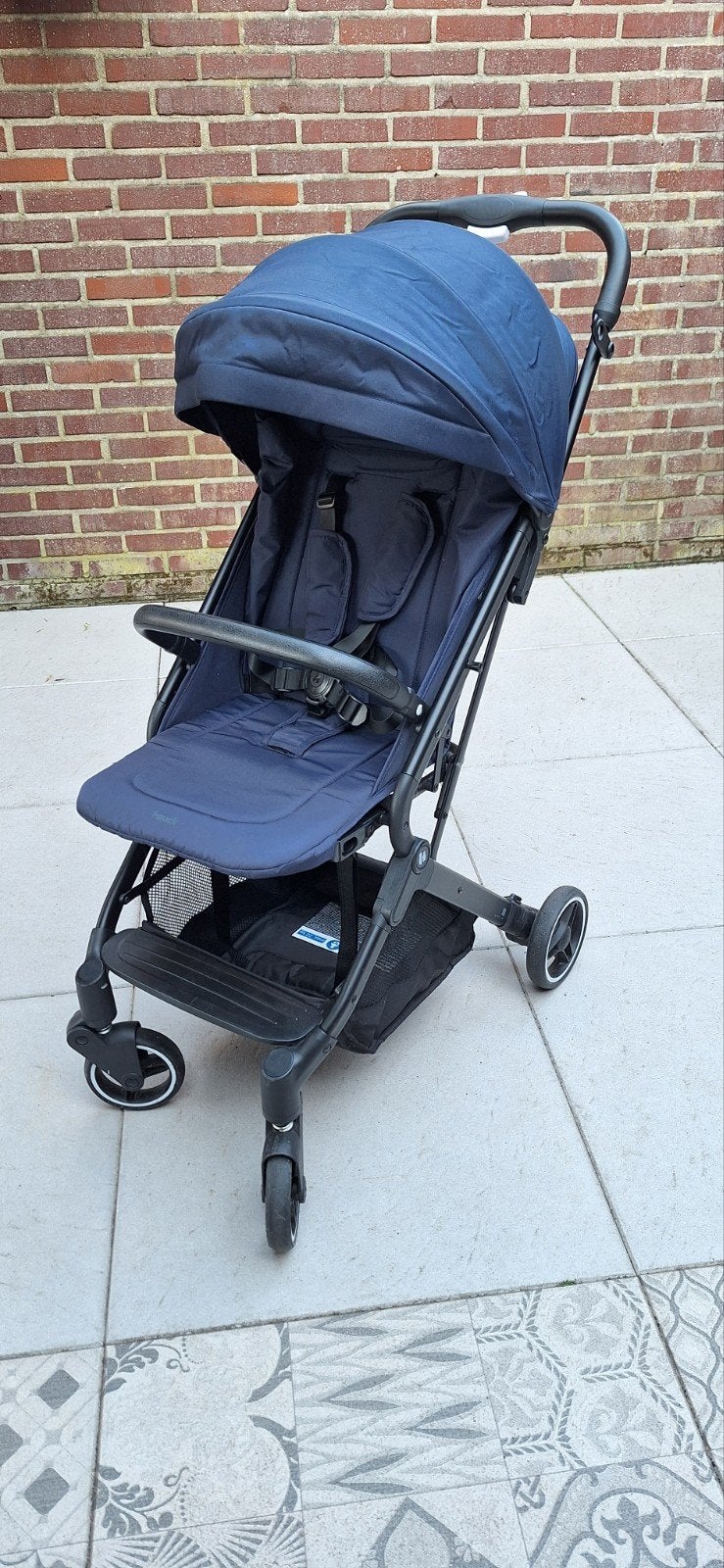 Hauck Travel N Care Buggy donker blauw, Kinderen en Baby's, Buggy's, Ophalen, Zo goed als nieuw, Overige merken, Verstelbare rugleuning