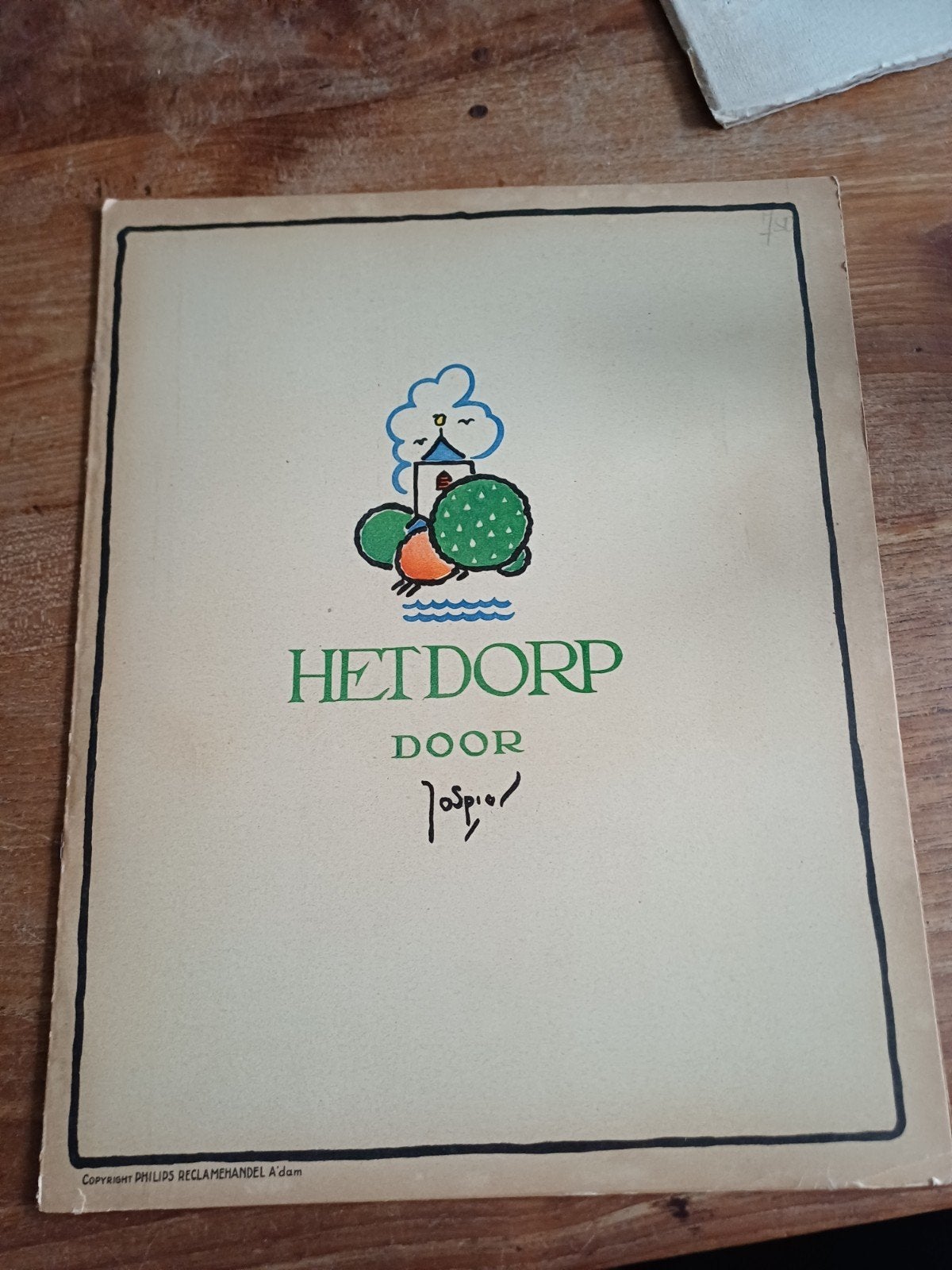 Jo Spier Prentenboek: Het Dorp, Ophalen of Verzenden, Gelezen, Jo Spier, Prentenboek