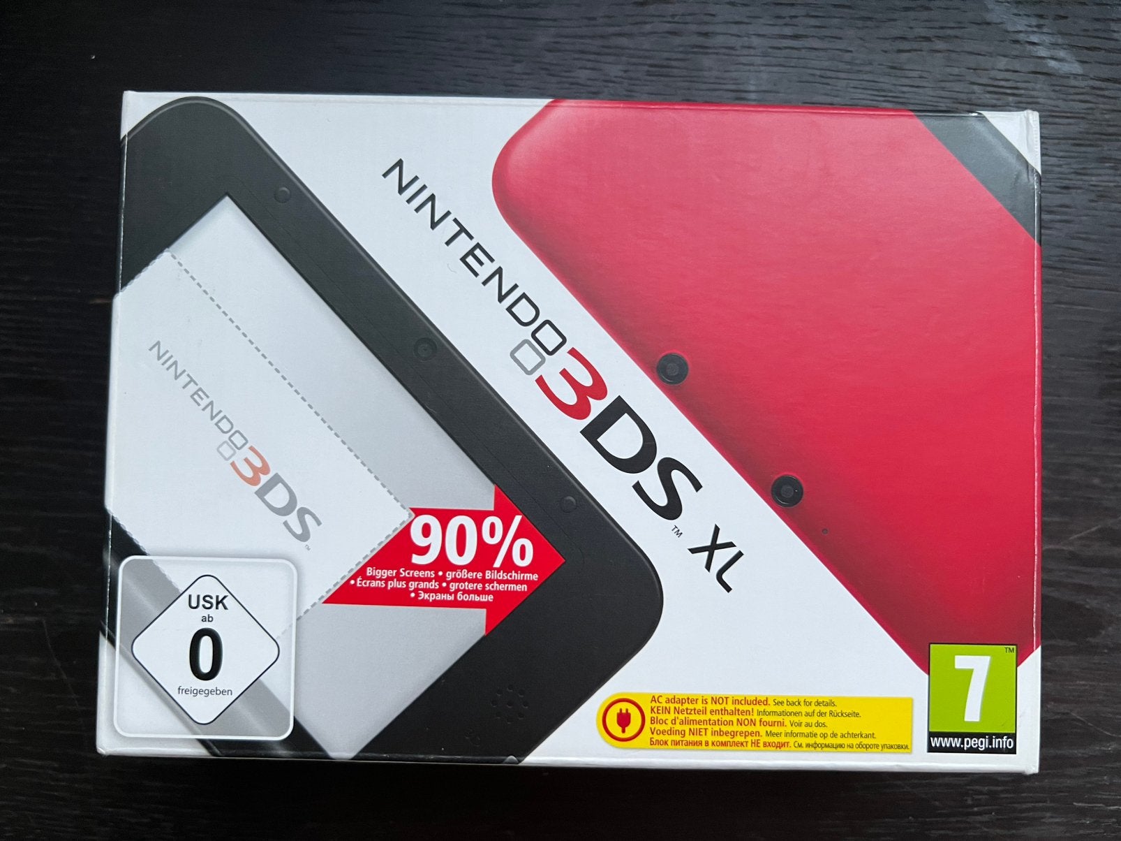 Nintendo 3DS XL Red+Black (cib) met oplader en 2 spelletjes, Spelcomputers en Games, Spelcomputers | Nintendo 2DS en 3DS, Met games
