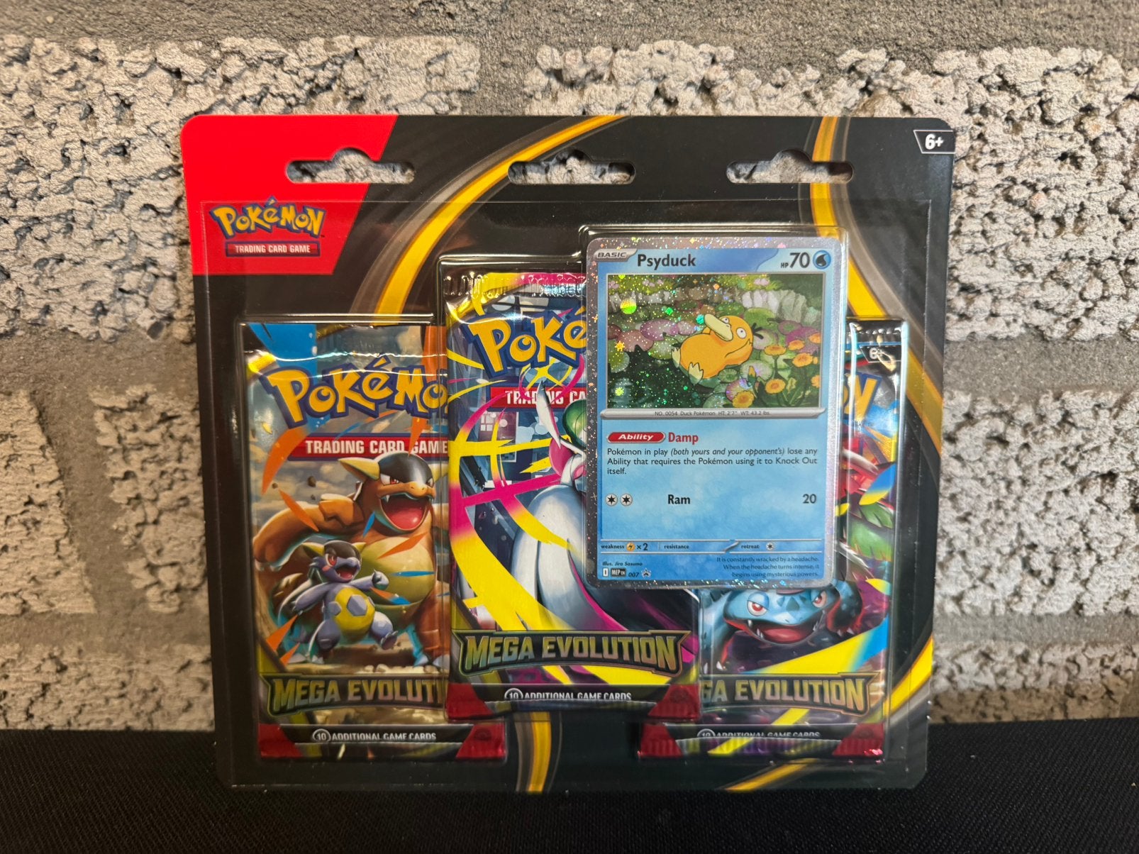 Pokémon Mega Evolution 3-pack Psyduck, Ophalen of Verzenden, Nieuw
