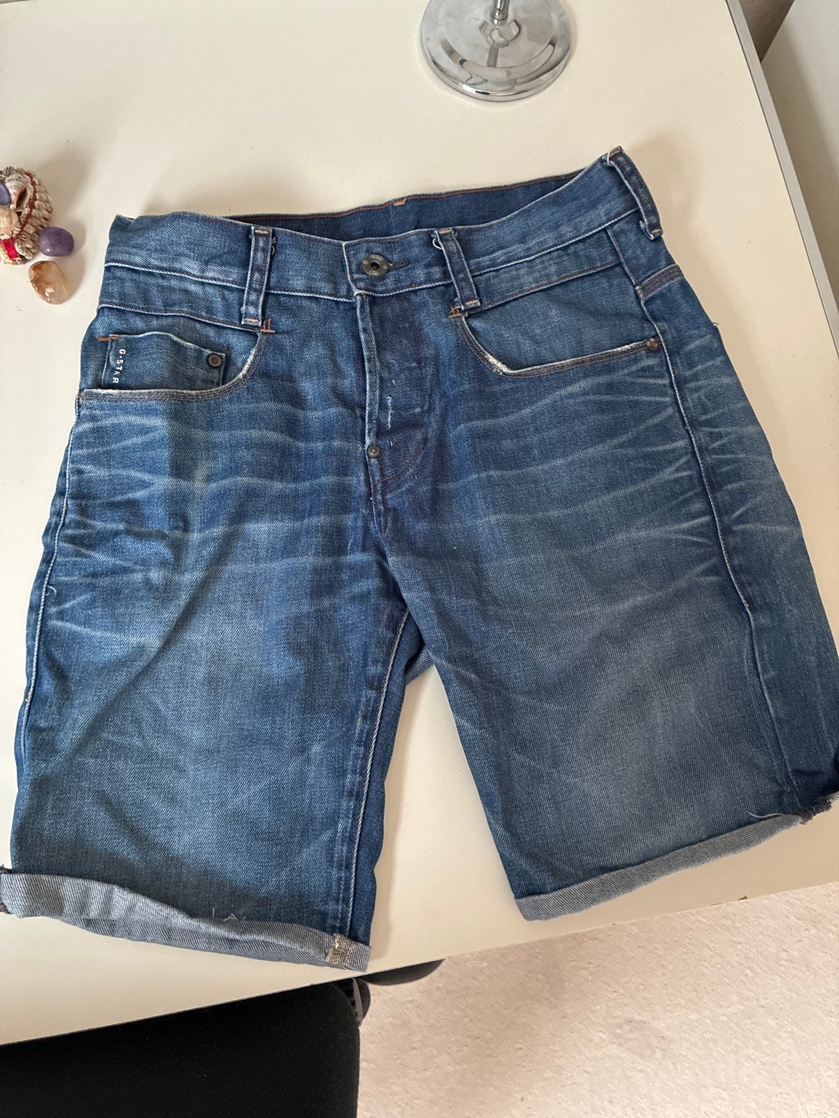 G-Star Raw spijkerbroek shorts - maat W30, Ophalen of Verzenden, Gedragen, Blauw, W32 (confectie 46) of kleiner