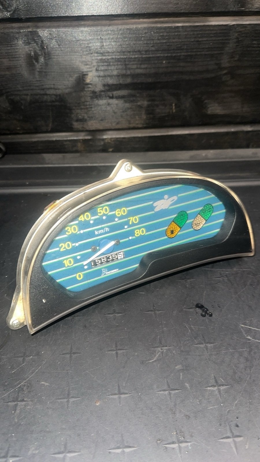 Piaggio Zip teller type 3 - Snelheidsmeter, Ophalen of Verzenden, Gebruikt, Overige typen, Piaggio