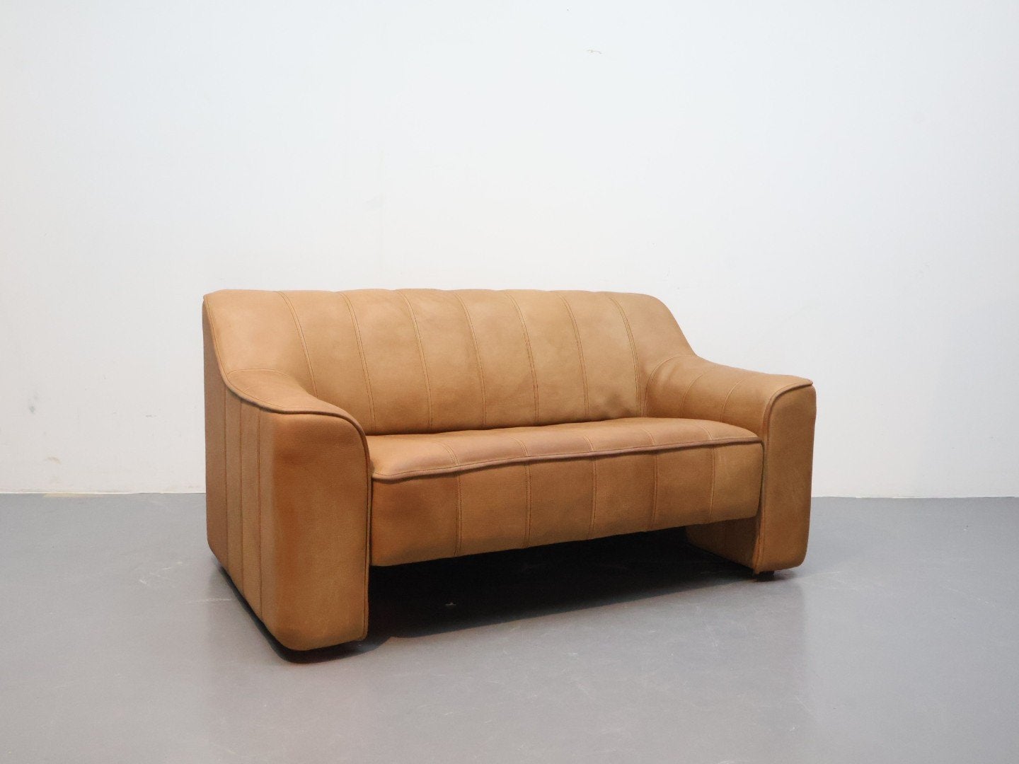 Vintage design bank DeSede DS44 tweezits bank, Gebruikt, Zwitserland, ., 150 tot 200 cm