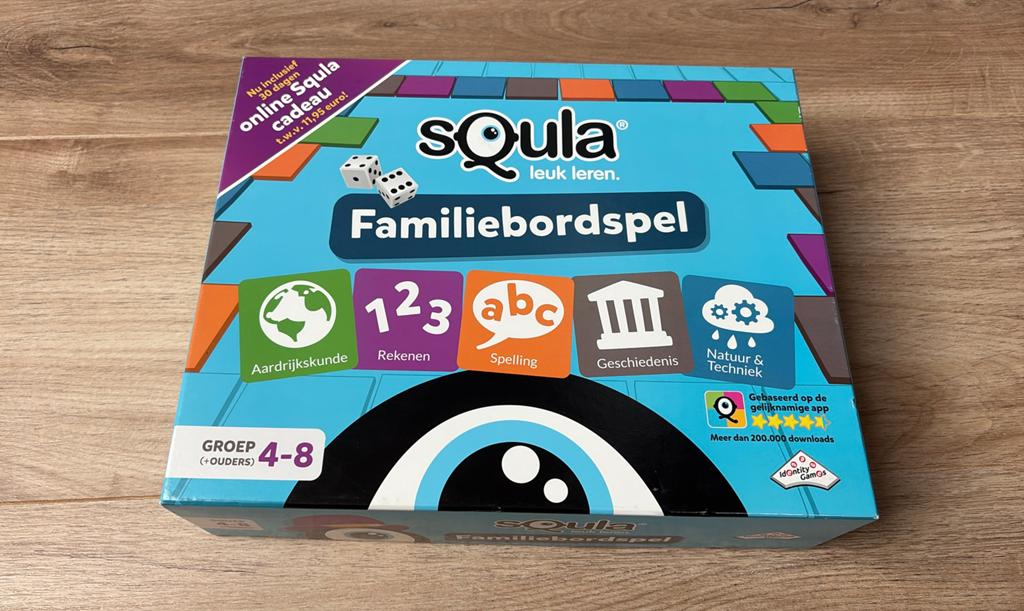 Squla familiebordspel: als nieuw!, Ophalen of Verzenden, Zo goed als nieuw