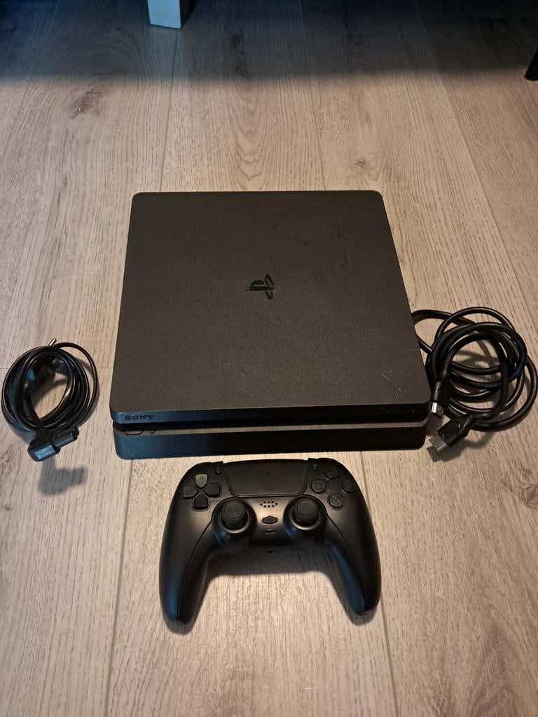 PS4 Slim - Zo goed als nieuw (controller defect), Spelcomputers en Games, Spelcomputers | Sony PlayStation 4, 500 GB, Ophalen of Verzenden