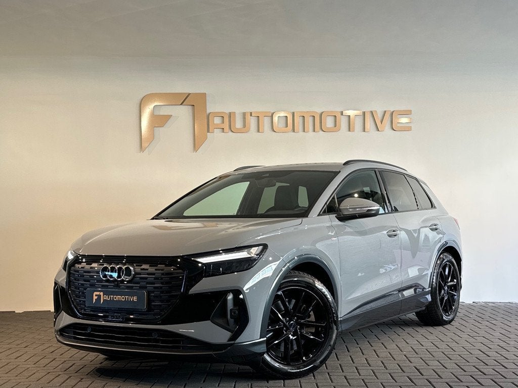 Audi Q4 e-tron 40 S Line 77 kWh Sfeer|CarPlay|Keyless|Night, Auto's, Audi, Automaat, Achterwielaandrijving, Gebruikt, Q4 e-tron