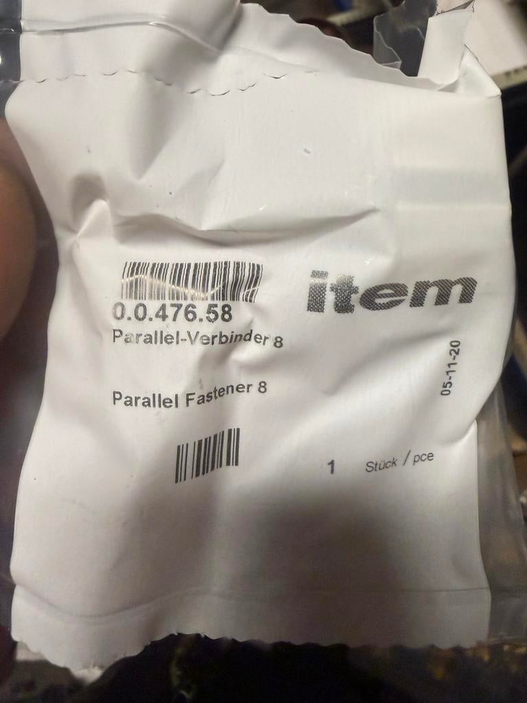 Item Parallel-Verbinder 8 (Koppelstuk), Ophalen of Verzenden, Nieuw, Minder dan 50 mm, Overige typen